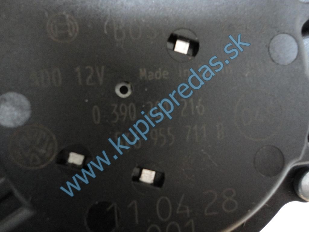 Mechanizmus stierača s motorčekom zadný VW GOLF 6  